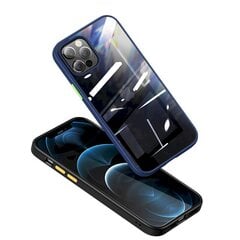 USAMS US-BH628 PC+TPU Case for iPhone 12 Pro Max Janz Series 6.7 Black цена и информация | Чехлы для телефонов | kaup24.ee