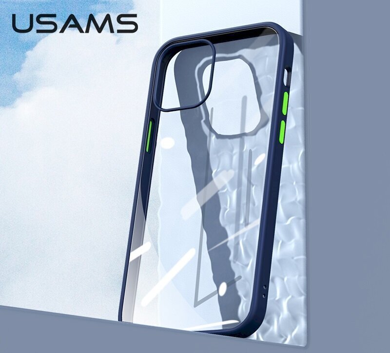 USAMS US-BH626 PC+TPU Case for iPhone 12 Mini Janz Series 5.4 Blue цена и информация | Telefoni kaaned, ümbrised | kaup24.ee