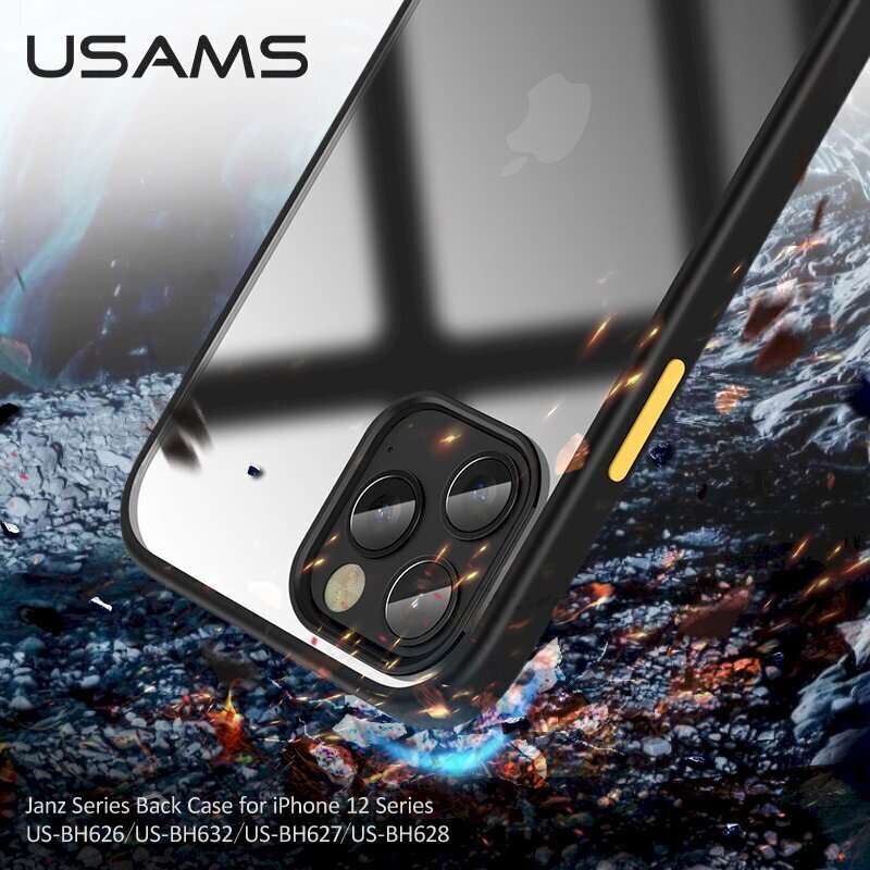 USAMS US-BH626 PC+TPU Case for iPhone 12 Mini Janz Series 5.4 Blue цена и информация | Telefoni kaaned, ümbrised | kaup24.ee