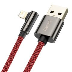 Cable USB to Lightning Baseus Legend Series, 2.4A, 2m (red) hind ja info | Mobiiltelefonide kaablid | kaup24.ee