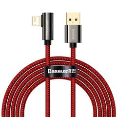 Cable USB to Lightning Baseus Legend Series, 2.4A, 2m (red) hind ja info | Mobiiltelefonide kaablid | kaup24.ee