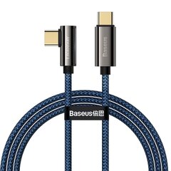 Кабель USB-C - USB-C Baseus Legend Series, PD, 100 Вт, 1 м (синий) цена и информация | Кабели для телефонов | kaup24.ee