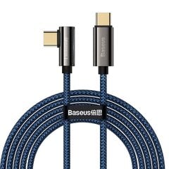 Кабель USB-C - USB-C Baseus Legend Series, PD, 100 Вт, 2 м (синий) цена и информация | Кабели для телефонов | kaup24.ee