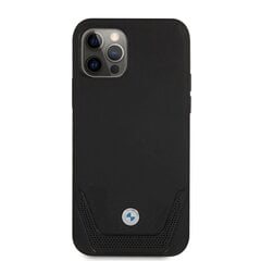 BMHCP12MRSWPK BMW Signature Leather Lower Stripe Case for iPhone 12/12 Pro 6.1 Black hind ja info | Telefoni kaaned, ümbrised | kaup24.ee