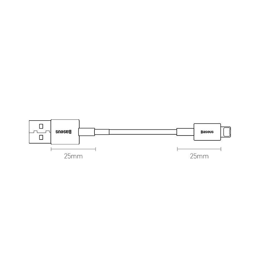 Kaabel Baseus Superior USB - Lightning, 2,4 A 1 m, punane (CALYS-A09) цена и информация | Mobiiltelefonide kaablid | kaup24.ee