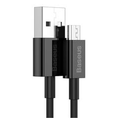 USB-кабель Baseus - micro USB BSU2823BLK цена и информация | Кабели для телефонов | kaup24.ee