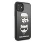 Karl Lagerfeld KLHCN61KICKC iPhone 11 jaoks, must hind ja info | Telefoni kaaned, ümbrised | kaup24.ee