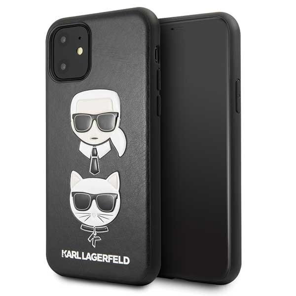 Karl Lagerfeld KLHCN61KICKC iPhone 11 jaoks, must hind ja info | Telefoni kaaned, ümbrised | kaup24.ee