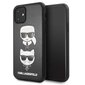 Karl Lagerfeld KLHCN61KICKC iPhone 11 jaoks, must hind ja info | Telefoni kaaned, ümbrised | kaup24.ee