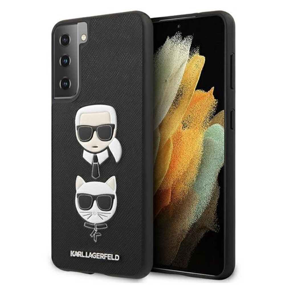 Karl Lagerfeld Samsung S21 Plus jaoks, must hind ja info | Telefoni kaaned, ümbrised | kaup24.ee