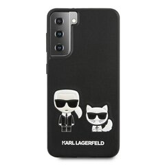 Karl Lagerfeld mudelile Samsung S21 Plus KLHCS21MPCUSKCBK, must цена и информация | Чехлы для телефонов | kaup24.ee