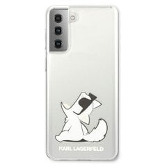 Karl Lagerfeld, sobib telefonile Samsung S21 Ultra, läbipaistev цена и информация | Чехлы для телефонов | kaup24.ee