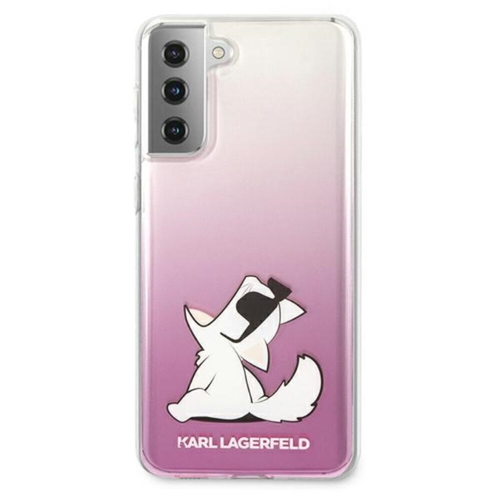 Karl Lagerfeld Samsung S21 Ultra jaoks, roosa hind ja info | Telefoni kaaned, ümbrised | kaup24.ee