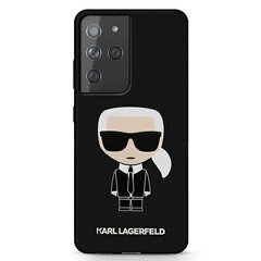 Karl Lagerfeld KLHCS21LSLFKBK для S21 Ultra G998, черный цена и информация | Чехлы для телефонов | kaup24.ee