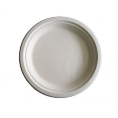 Компостируемые тарелки Go Green&Oslash, 23 см / 10 шт/ 0,146 кг цена и информация | Праздничная одноразовая посуда | kaup24.ee