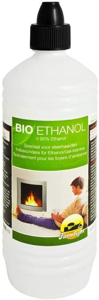 Bioetanool, 1000 ml hind ja info | Puusüsi, brikett, süütamisvahendid | kaup24.ee