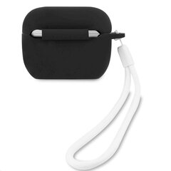 Чехол для наушников GUACAPLSVSBW Guess Vintage Silicone Case for Airpods Pro Black цена и информация | Смарттехника и аксессуары | kaup24.ee