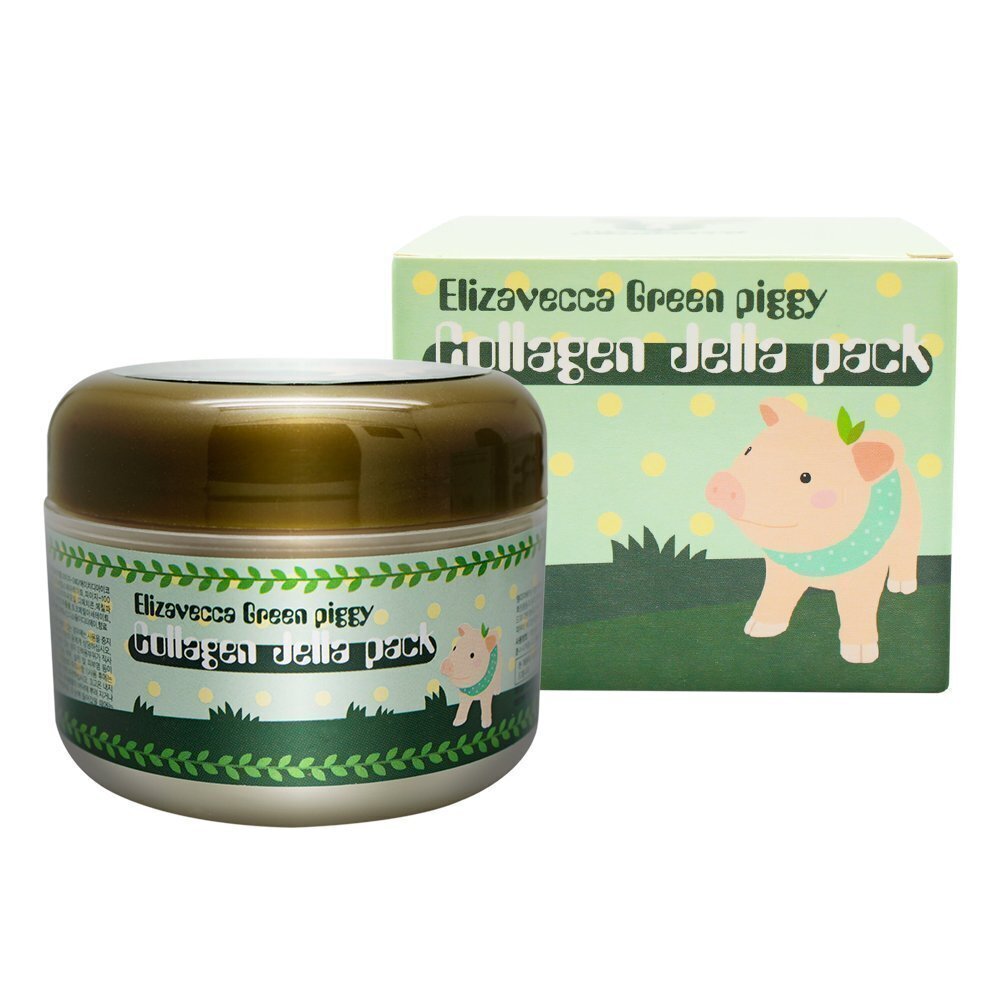 Pinguldav kollageenimask näole, Elizavecca Green Piggy Collagen Jella Pack 100 g hind ja info | Näomaskid, silmamaskid | kaup24.ee