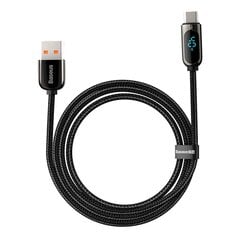 Kaabel Baseus Display USB to Type-C 5A 40W 2 m, must hind ja info | Mobiiltelefonide kaablid | kaup24.ee