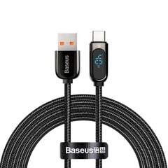 Kaabel Baseus Display USB to Type-C 5A 40W 2 m, must hind ja info | Mobiiltelefonide kaablid | kaup24.ee