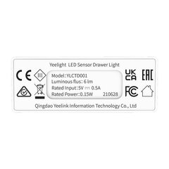 Yeelight LED Sensor Drawer Light (4pcs) цена и информация | Другие принадлежности для мебели | kaup24.ee