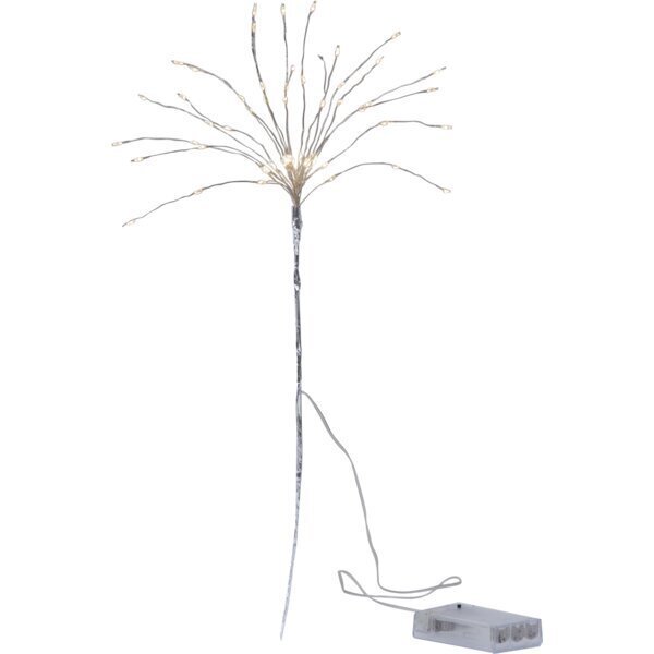 Led valgusdekoor ilutulestik, hõbedane AA 0,6W 25x42cm Firework hind ja info | Peokaunistused | kaup24.ee