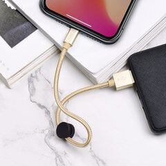 Кабель USB -> Lightning Hoco X35 0.25 м, провод для зарядки и передачи данных USB 2.0 - Lightning  for Apple iPhone, золотой цена и информация | Кабели для телефонов | kaup24.ee