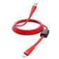 Kaabel USB A Micro USB Hoco S4 1.2 m, Laadimisjuhe USB 2.0 Micro usb, punane, laadimisandmete sünkroonimine taimeriga цена и информация | Mobiiltelefonide kaablid | kaup24.ee