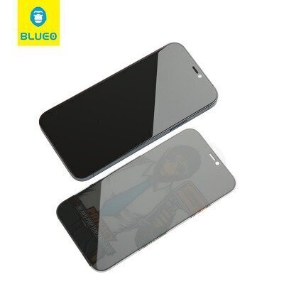 5D Mr. Monkey Glass - Apple iPhone 12 Pro max (6,7") black (Strong Privacy) hind ja info | Ekraani kaitsekiled | kaup24.ee