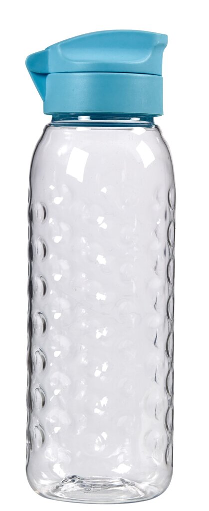 Dots Bottle 0,45L läbipaistev / sinine цена и информация | Joogipudelid | kaup24.ee