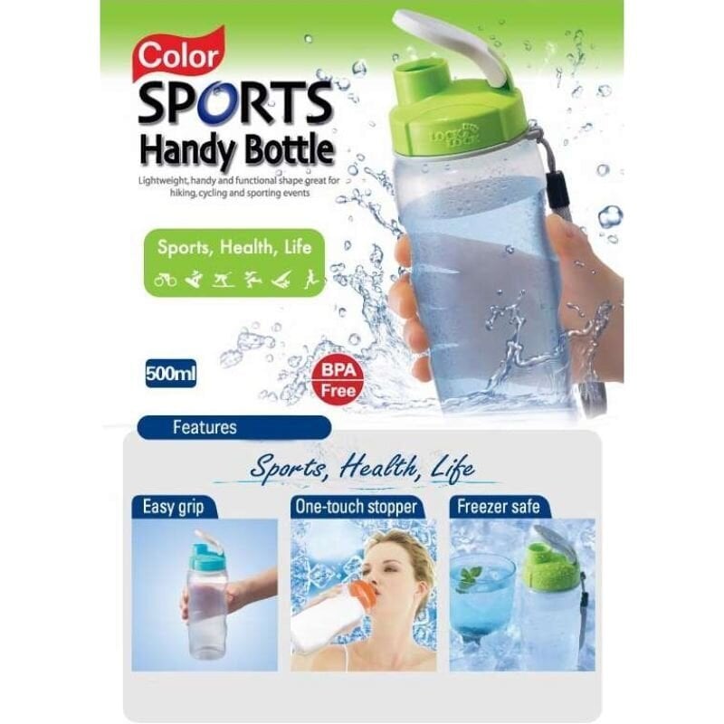 Pudel Color Sports 500 ml roheline hind ja info | Joogipudelid | kaup24.ee