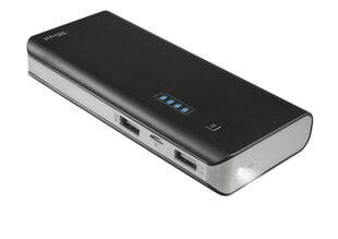 TRUST Primo PowerBank 10000mAh black цена и информация | Зарядные устройства Power bank | kaup24.ee