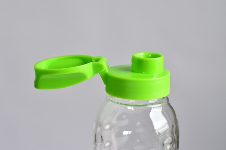 Pudel Dots 0,75 л läbipaistev/ roheline цена и информация | Joogipudelid | kaup24.ee