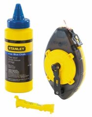 Stanley PowerWinder 30 m kriit + 115 g kriit + nööripiiritus (47-465) цена и информация | Рубанки | kaup24.ee