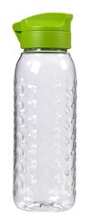 Бутылка Dots Bottle 0,45L прозрачная / зеленая цена и информация | Фляги для воды | kaup24.ee