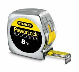 Рулетка Stanley 33 194 Powerlock 5M 0 33 194 цена и информация | Механические инструменты | kaup24.ee