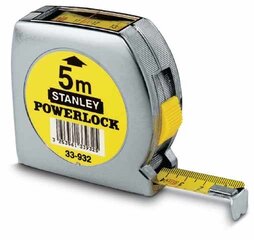 Stanley 033932 Powerlock Tape, 5 м, верхнее считывающее устройство цена и информация | Механические инструменты | kaup24.ee