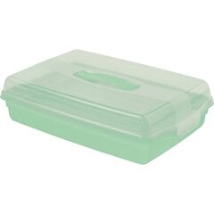 Коробка для торта прямоугольная 45x29,5x11,1см голубой цена и информация | Посуда для хранения еды | kaup24.ee
