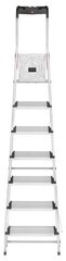Лестница бытовая L80 ComfortLine / алюминиевая / 7 ступеней цена и информация | Лестницы для батутов | kaup24.ee