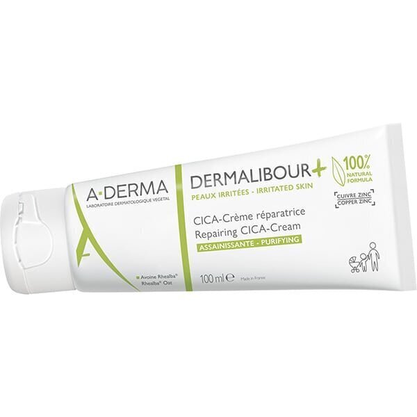 Näo- ja kehakreem A-derma Dermalibour + Cica Rejuvenating Repair Cream, 100 ml цена и информация | Kehakreemid, kehaspreid | kaup24.ee