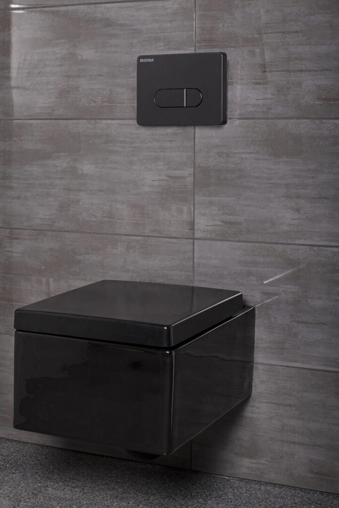 Varjatud tualett-komplekt Kerra Thor 26 / Pacific Black hind ja info | WС-potid | kaup24.ee