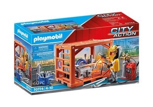 70774 PLAYMOBIL® City Action Konteinerite tehas hind ja info | Klotsid ja konstruktorid | kaup24.ee