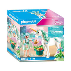 70655 PLAYMOBIL® Fairies Haldjas toidab ükssarvikut hind ja info | Klotsid ja konstruktorid | kaup24.ee