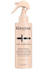 Värskendav sprei lokkis juustele Kérastase Curl Manifesto, 190 ml hind ja info | Viimistlusvahendid juustele | kaup24.ee