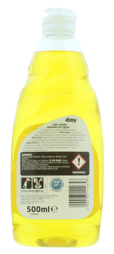 Easy sidrunilõhnaline nõudepesuvahend, 500 ml hind ja info | Nõudepesuvahendid | kaup24.ee