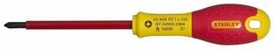 Отвертка Stanley 0-65-419 Fat Max с изоляцией Pz Pz2X125Mm-красный и желтый цена и информация | Механические инструменты | kaup24.ee