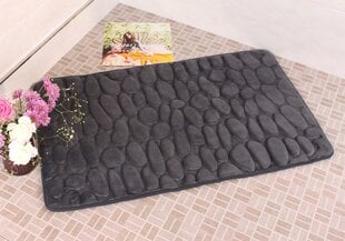 Коврик для ванной комнаты Memory foam "Benedomo" 50x80 LZ-8 Deep grey цена и информация | Аксессуары для ванной комнаты | kaup24.ee