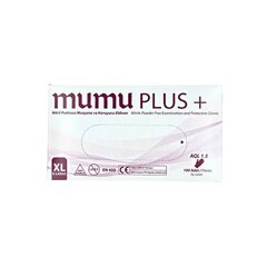 Nitriilkindad Mumu Plus + sinised, suurus XL, 100 tk цена и информация | Аптечки | kaup24.ee
