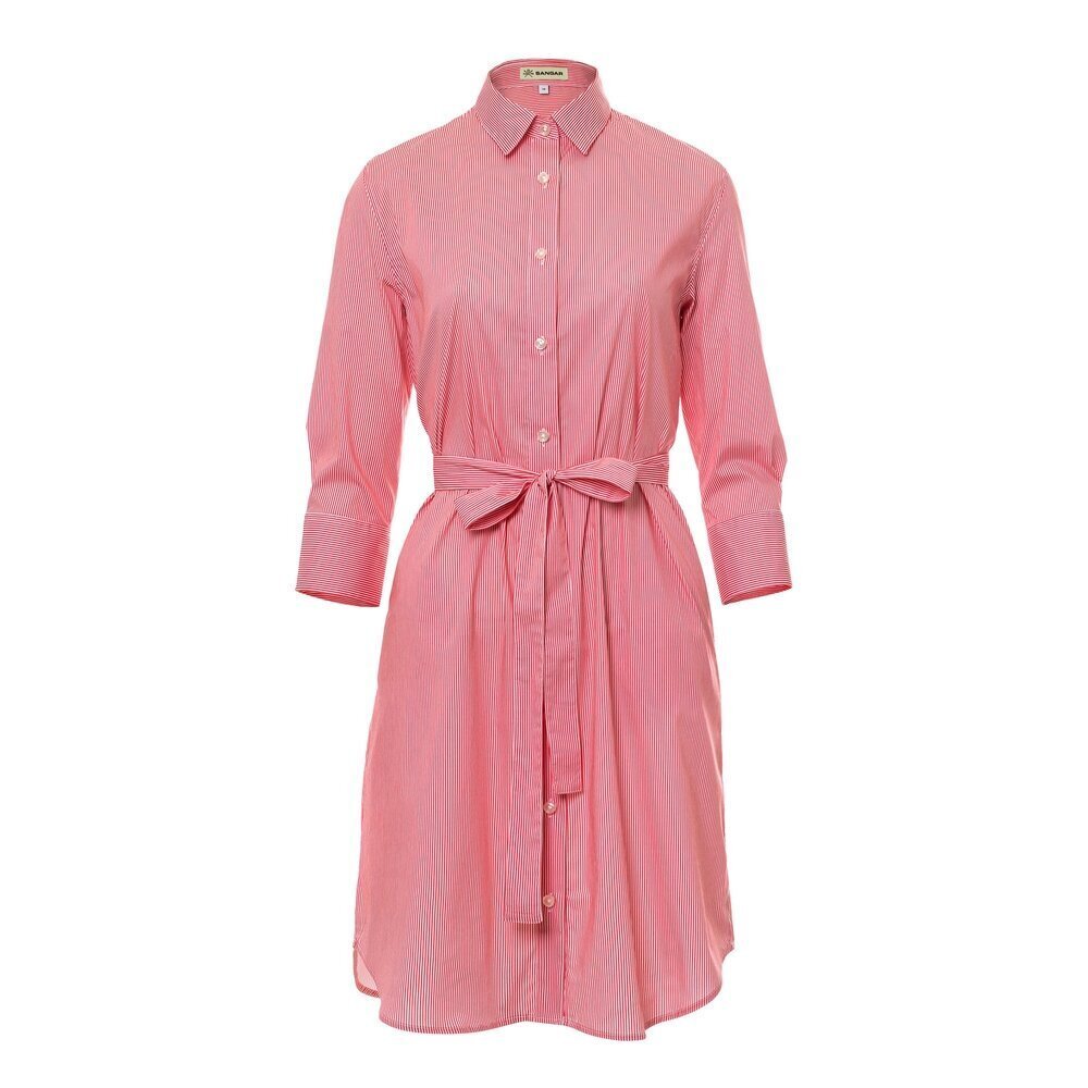 Naiste kleit 21K004, roosa / valge, S420155350 hind ja info | Kleidid | kaup24.ee