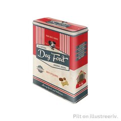 Metallpurk / XL / 3D Dog Food 2 hind ja info | Toidu säilitusnõud | kaup24.ee